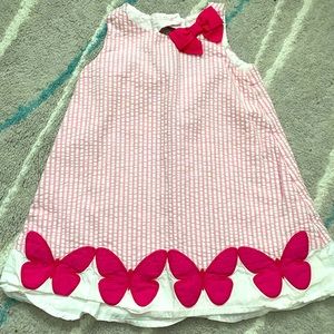 Gymboree seersucker striped dress
